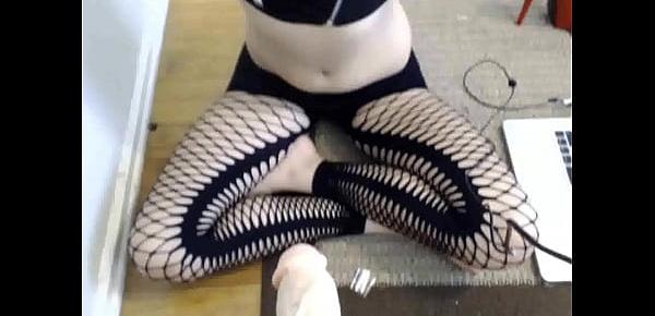 Teen Sucking Dildo Like Its Your Dick